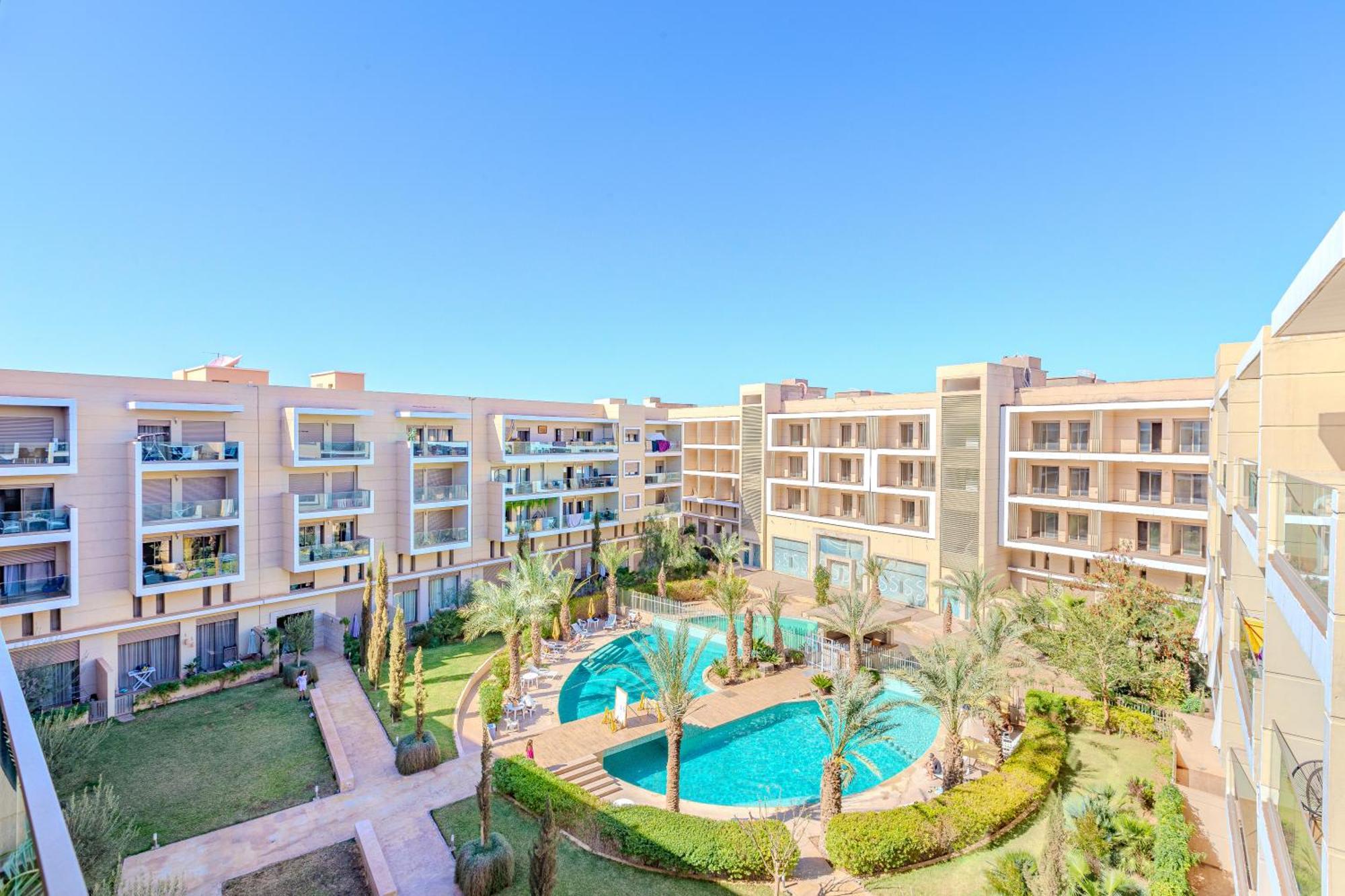 Апартаменты Royal Deluxe Diamond - Marrakech, Luxe Pool View Марракеш Экстерьер фото